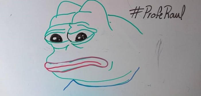 Profe chileno se vuelve viral por bromear a sus alumnos con divertidos memes y dibujos