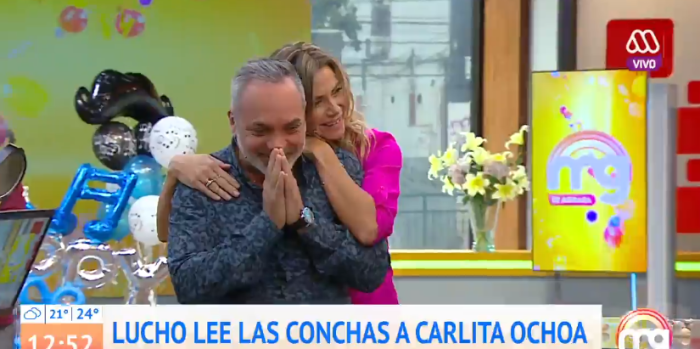 El divertido percance que sufrió Luis Jara al intentar leer las conchas a Carla Ochoa