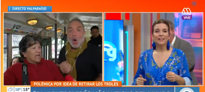 Luis Jara vivió hilarante momento en pleno despacho: porteña lo 'garabateó' en pantalla