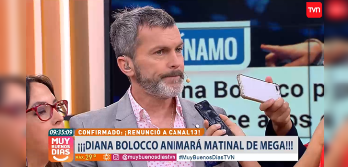 Cristián Sánchez sobre salida de Diana Bolocco de Canal 13: 
