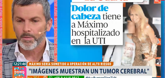Cristián Sánchez detalló las complejas horas previas de Máximo antes de ser internado