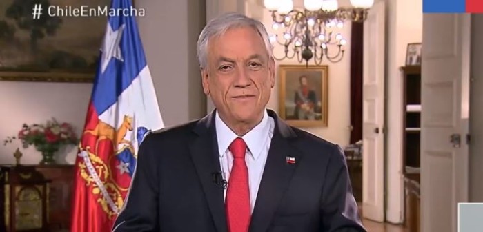 Piñera entrega mensaje de fin de año y destaca que 