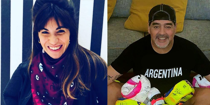 La íntima y grosera foto con la que hija de Maradona respondió a burlas tras caída de Boca