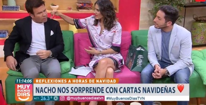 El verdadero sentido navideño: Nacho Gutiérrez emocionó a compañeros de matinal con profundas cartas