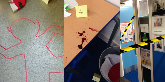 ¿No será mucho? Colegio preparó sangrienta escena para que niños jugaran a ser detectives