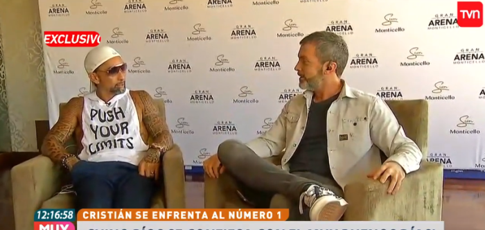 Sin filtro: Chino Ríos troleó a Cristián Sánchez en plena entrevista por su amistad con ex de Diana