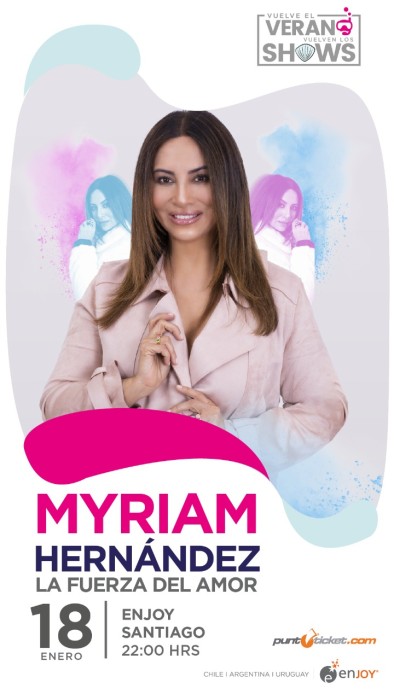 Myriam Hernández vuelve a Chile para presentar sus grandes éxitos con ...