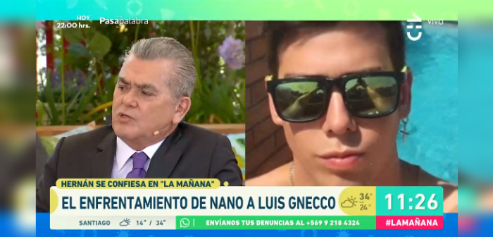 Hernán Calderón reveló lo que realmente pasó cuando Nano fue a encarar a Luis Gnecco a su casa