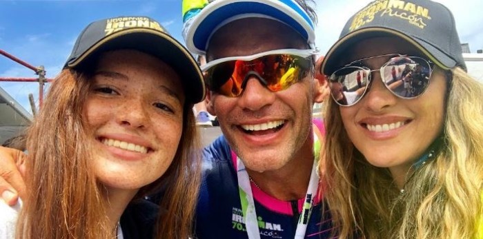 Angélica Castro envió tierna dedicatoria a De la Fuente tras su paso por el Ironman de Pucón
