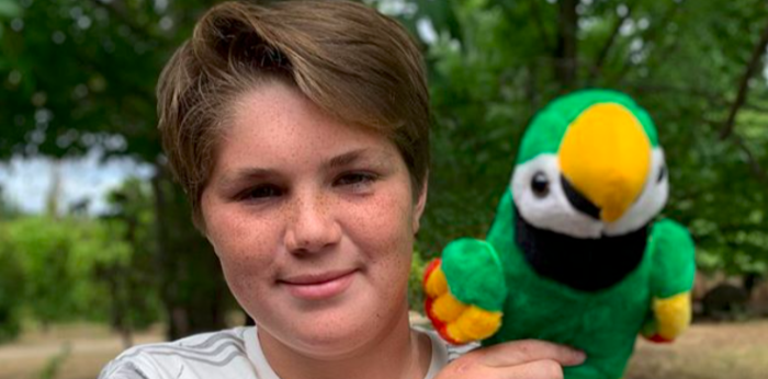 Dueño de 'Chimuelo' presentó a su mascota 'Menta': él mismo le construyó su jaula