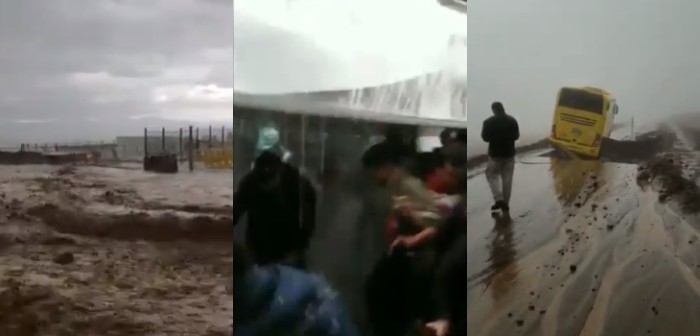En Alerta Roja: impactantes registros evidencian las consecuencias de fuertes lluvias en Calama