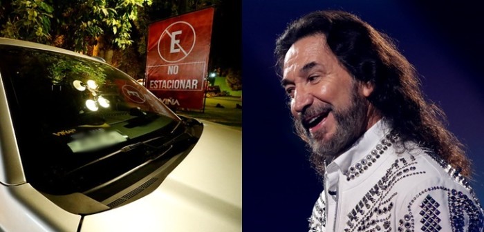 El detalle que empañó el paso de Marco Antonio Solís por Viña: le sacaron un parte a su camioneta