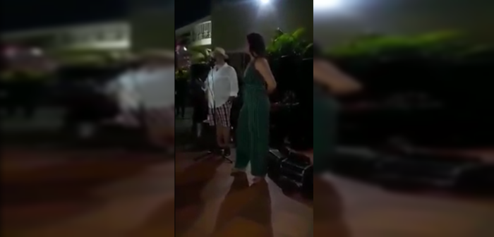 Hombre descubrió que su esposa lo engañaba con un amigo y armó una fiesta solo para echarlos al agua