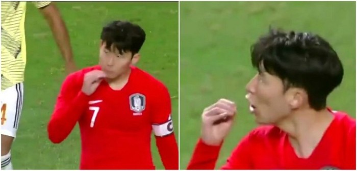 Innecesario: el cuestionado gesto con que futbolista coreano se burló de pares colombianos