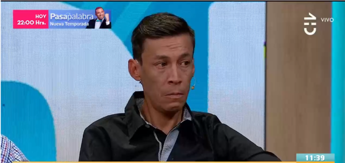 Compleja situación familiar dejó llorando a 'El Poeta' en matinal de CHV: ve poco a sus hijos
