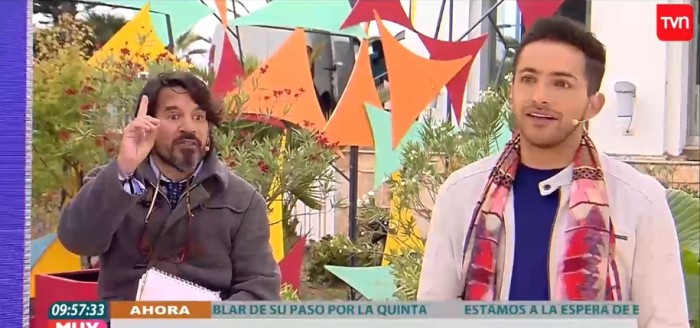 Hugo Valencia y 'Chiqui' Aguayo tuvieron tensa discusión con Vasco Moulian en pleno Muy Buenos Días