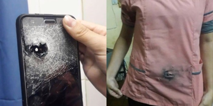 Mujer recibió disparo en el abdomen durante asalto en Argentina: su celular le salvó la vida