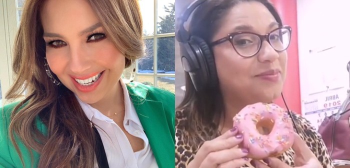 Thalía felicitó a Alejandra Valle por cumplir con éxito su 'peligroso' reto #ElDonaChallenge