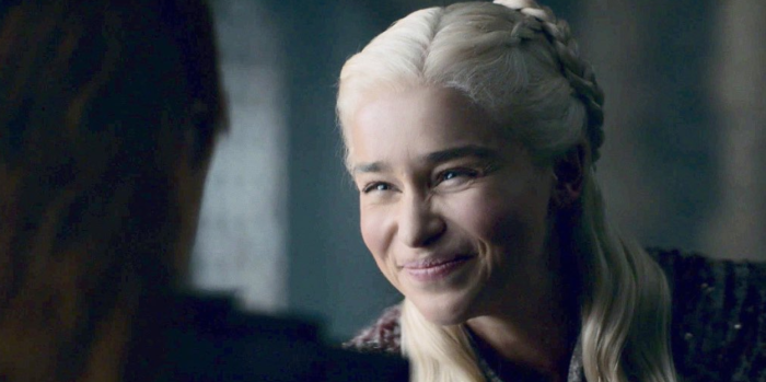 Meme de sonrisa de Daenerys de "Game of Thrones"