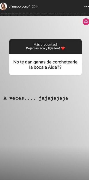 Historia de Diana Bolocco en Instagram
