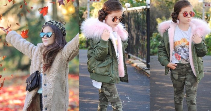 Mini influencers imponen tendencias en Instagram con estilosos vestuarios de invierno