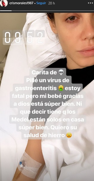 Cristina Morales en la clínica