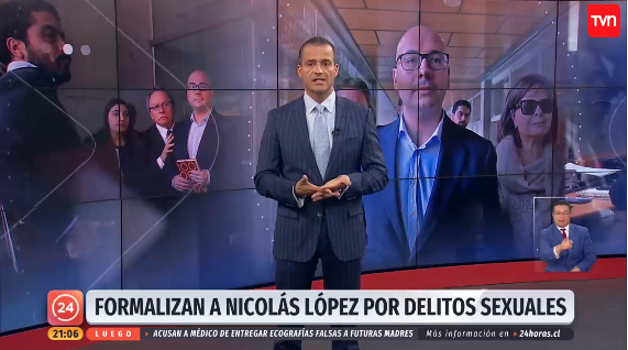 TVN 24 Horas Iván Núñez Carola Escobar Lesión