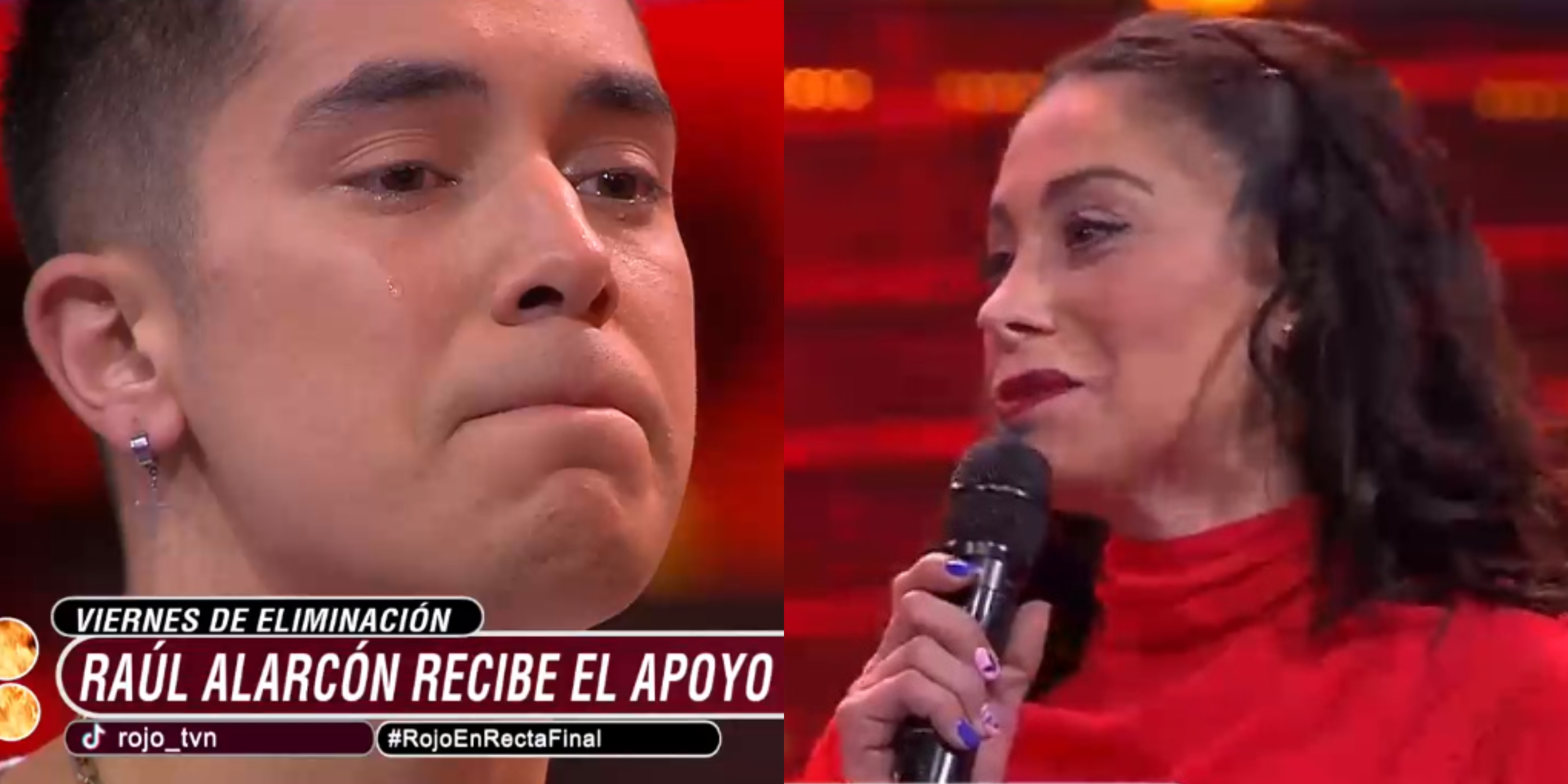 Raúl Alarcón recibió el apoyo de Yamna Lobos