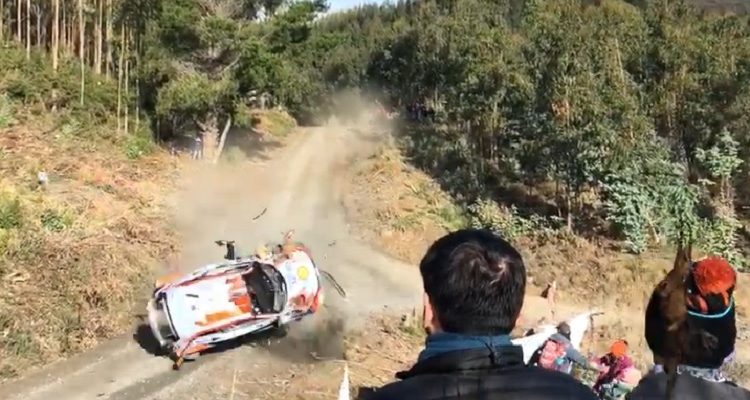 Thierry Neuville sufrió accidente en el Rally Mundial