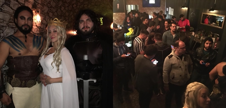 fanáticos chilenos gran final de "Game of Thrones"