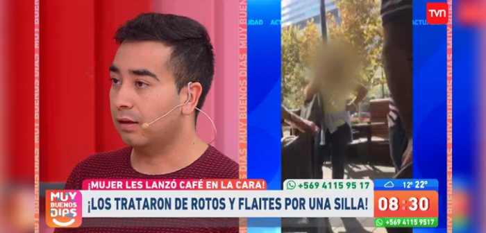 Joven que 'funó' a mujer que lanzó café a estudiante reveló que agresora lo amenazó con demanda