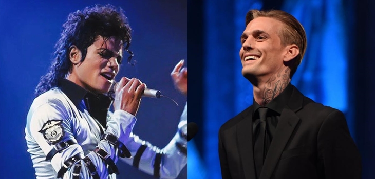 Aaron Carter y Michael Jackson