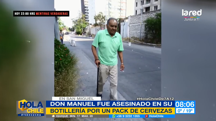 habló la hija de Adulto mayor que atendía una botillería y que fue asesinado durante intento de robo en San Miguel 