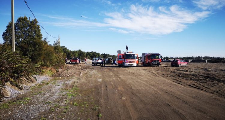 Encuentran dos cadáveres al interior de contenedor en predio privado de Los Lagos