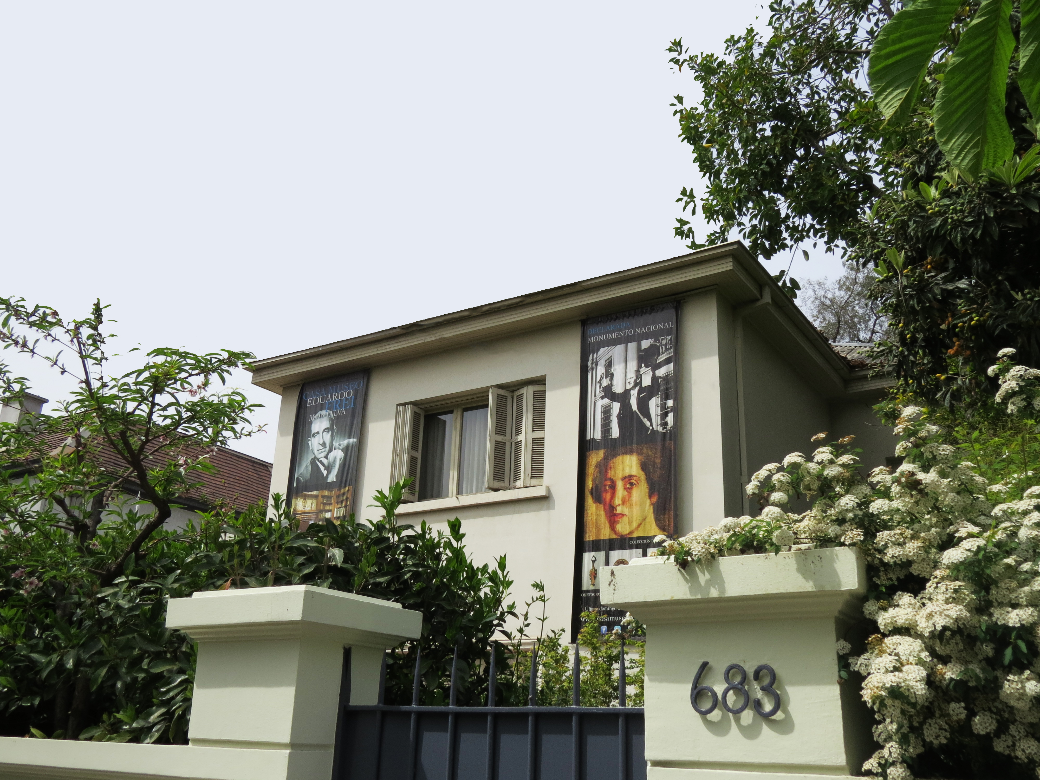 Panorama del Día del Patrimonio casa Eduardo Frei