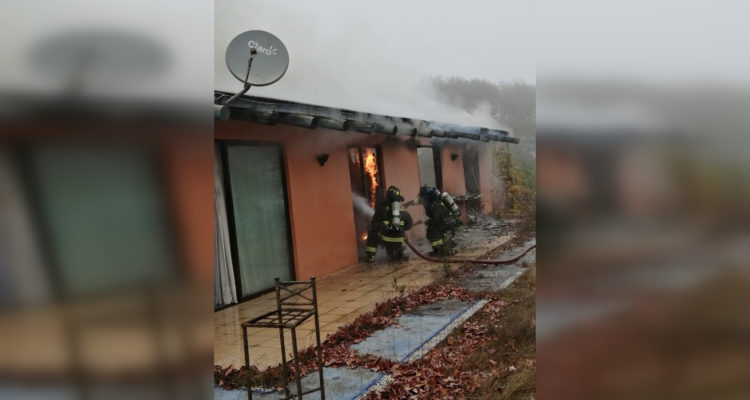 Incendio destruye casa de hija de Augusto Pinochet y Lucía Hiriart