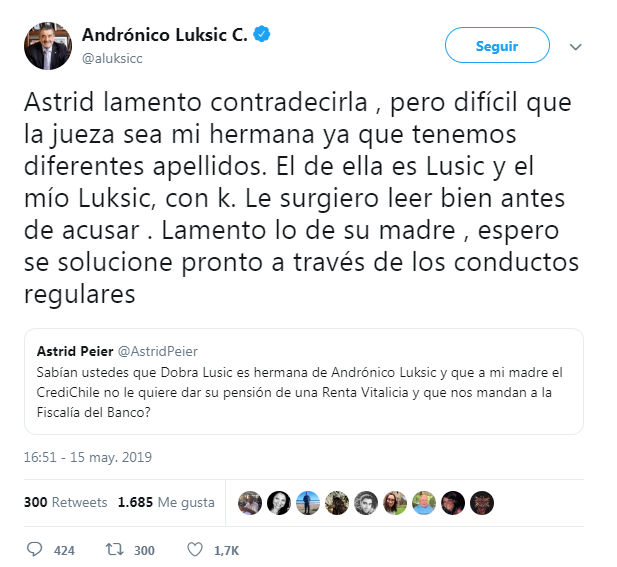 andrónico luksic en twitter 