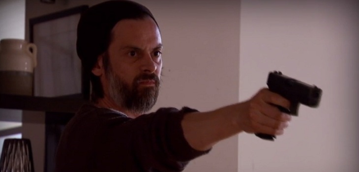 marco le disparo a gabriel en pacto de sangre