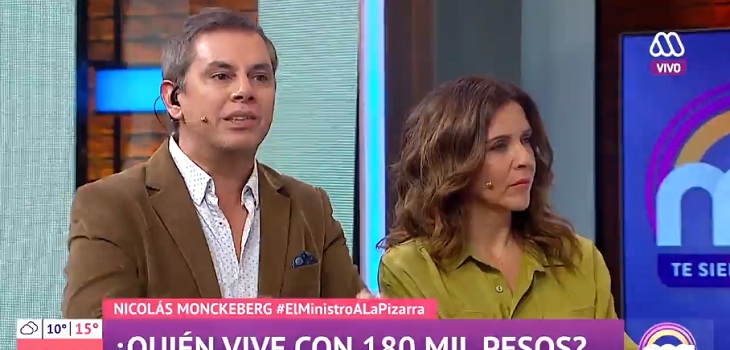 José Miguel Viñuela puso en aprietos a ministro Monckeberg por reforma previsional en 'Mucho Gusto'
