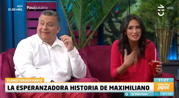 Broma de Pamela Díaz a Don Francisco