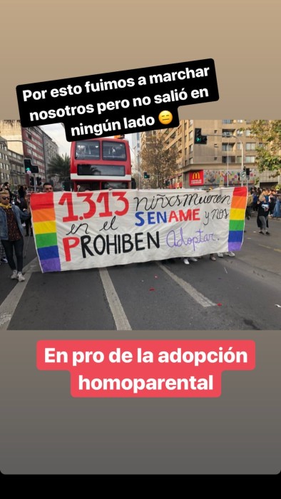 La molestia de Camila Recabarren ante cobertura de Marcha del Orgullo