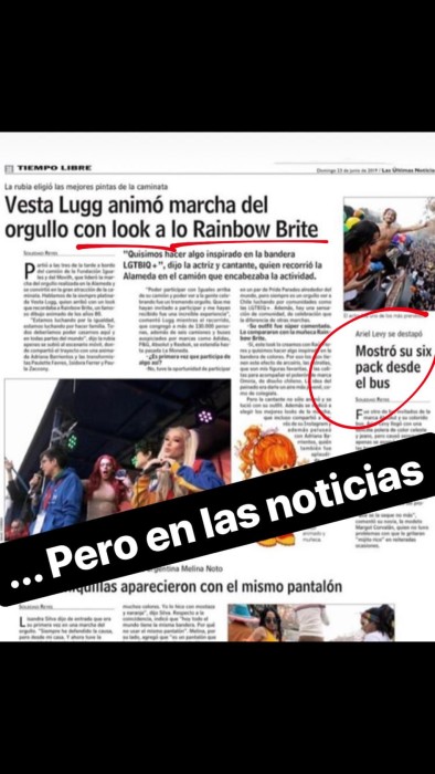 La molestia de Camila Recabarren ante cobertura de Marcha del Orgullo