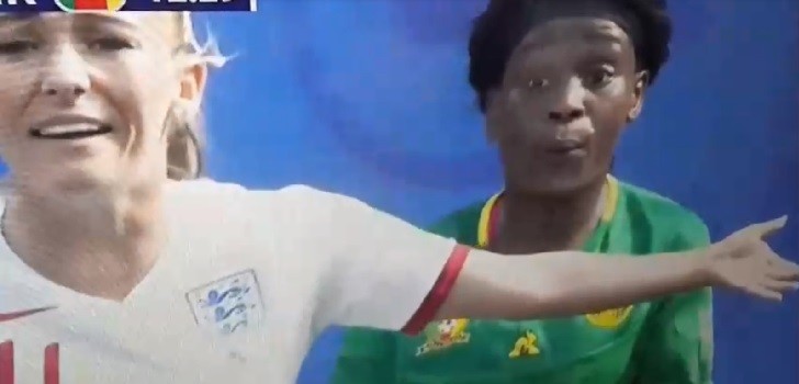 Empujón, patada y escupo marcaron el triunfo de Inglaterra sobre Camerún en Copa del Mundo