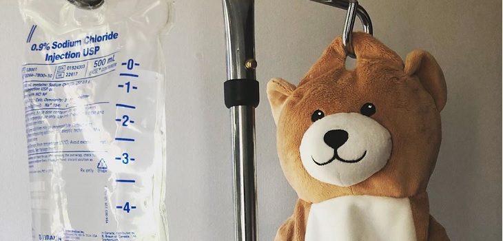 Medi Teddy ayuda a los niños a tolerar el suero
