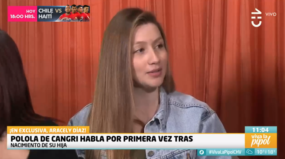 Polola de Cangri habló por primera vez tras el nacimiento de su hija: 