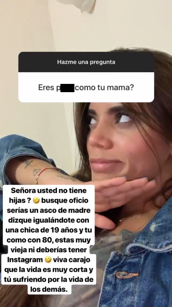 Hija de polola de Vidal crítica Instagram