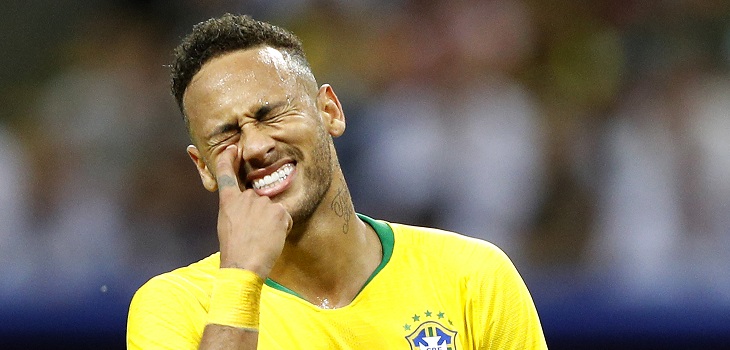 neymar lo pasa mal en brasil