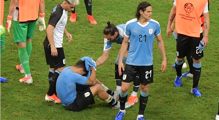 llanto luis suarez copa america