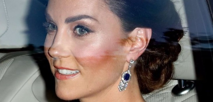 El tributo de Kate Middleton a Lady Di en cena de gala en honor a Trump