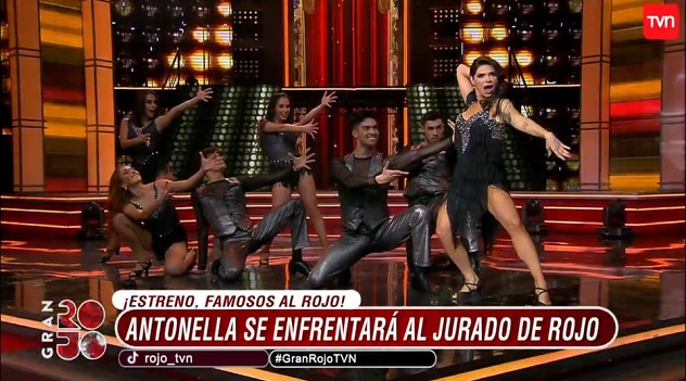 ntonella Ríos se ganó al jurado con sensual presentación en el estreno de 'Famosos al Rojo'